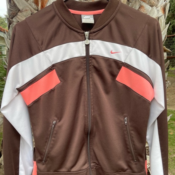 Women’s Nike warm up suit pants and zip up top athletic lounge medium - Picture 2 of 8